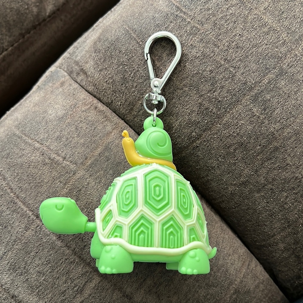 Bath and body works keychain for hand sanitizer